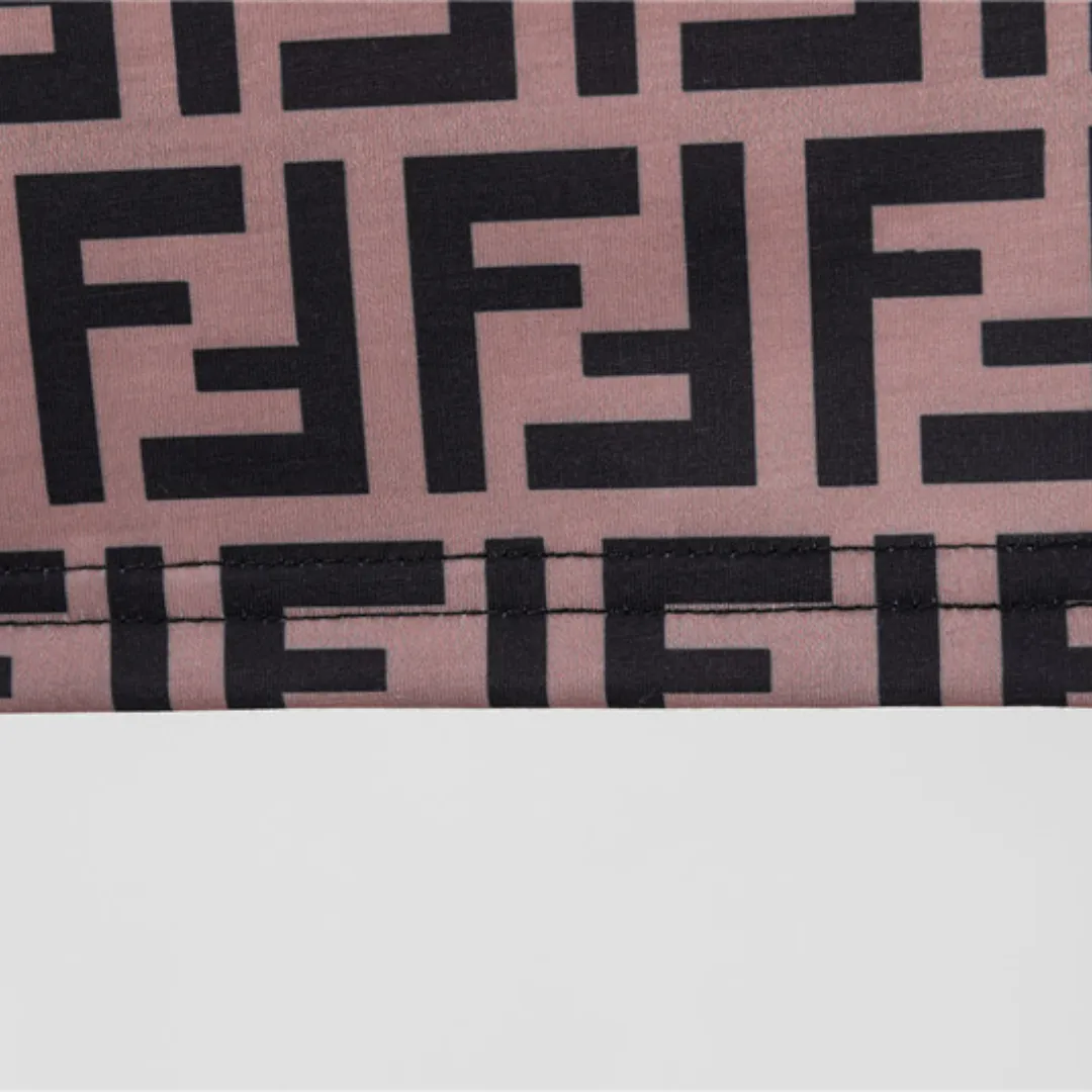 FD FF Logo Print T Shirt in Brown - 84 - fd0000084 - Image 7