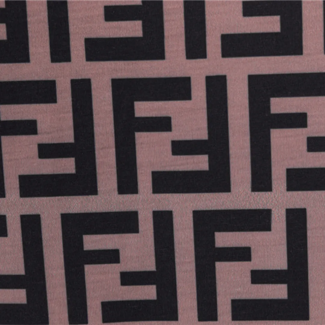 FD FF Logo Print T Shirt in Brown - 84 - fd0000084 - Image 8