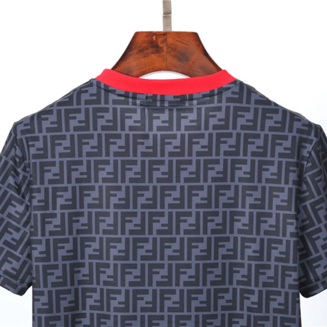 FD FF Logo Print T Shirt in Navy - 85 - fd0000085 - Image 3
