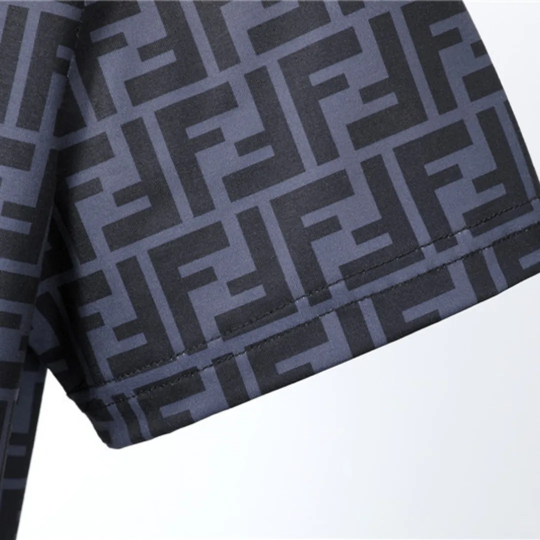 FD FF Logo Print T Shirt in Navy - 85 - fd0000085 - Image 9