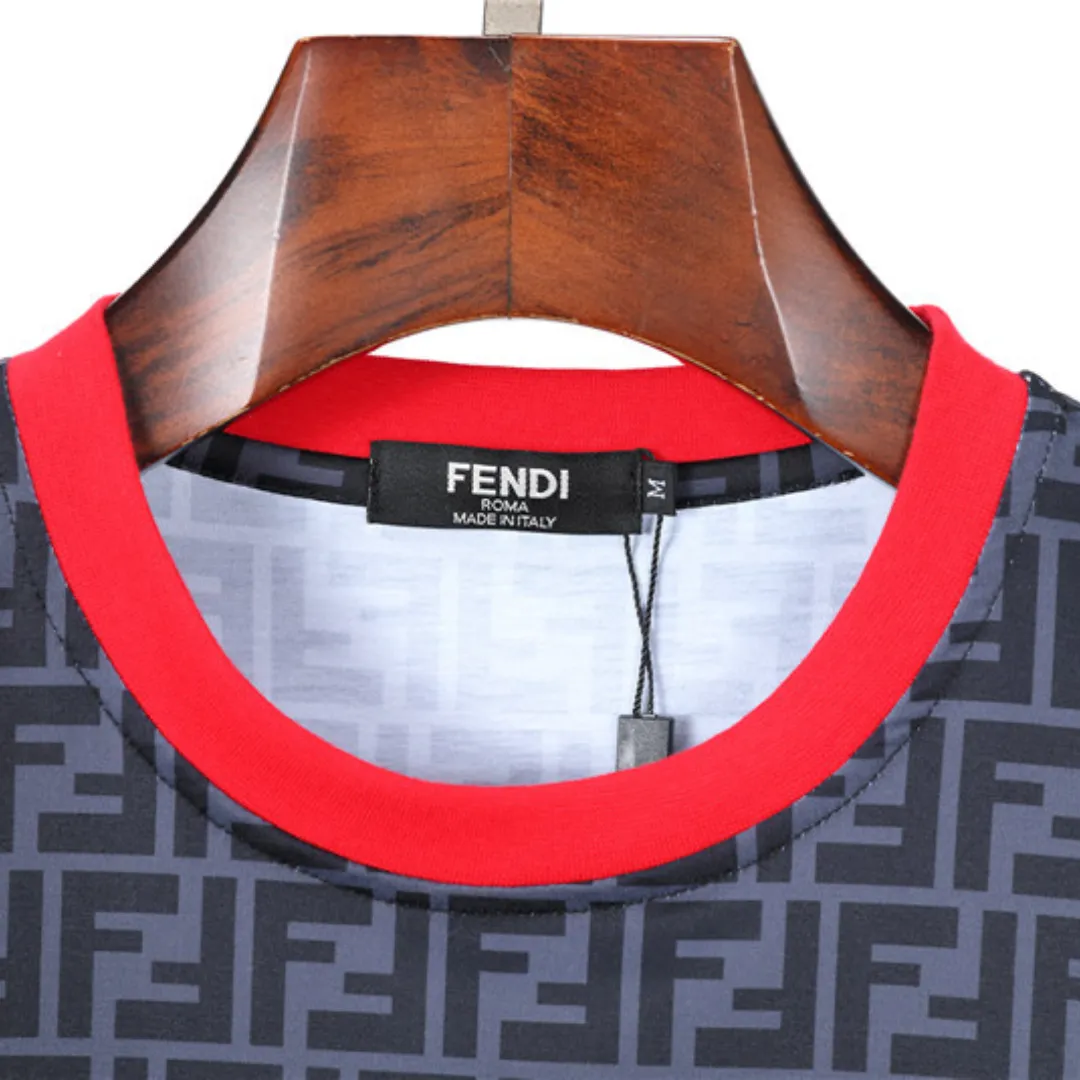 FD FF Logo Print T Shirt in Navy - 85 - fd0000085 - Image 5