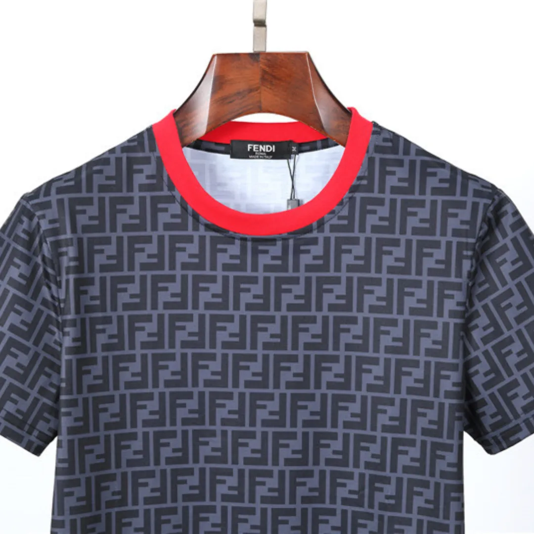 FD FF Logo Print T Shirt in Navy - 85 - fd0000085 - Image 2