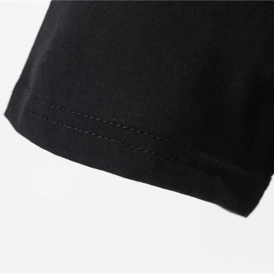 FD Logo Patch Crewneck T-Shirt in Black - 86 - fd0000086 - Image 7