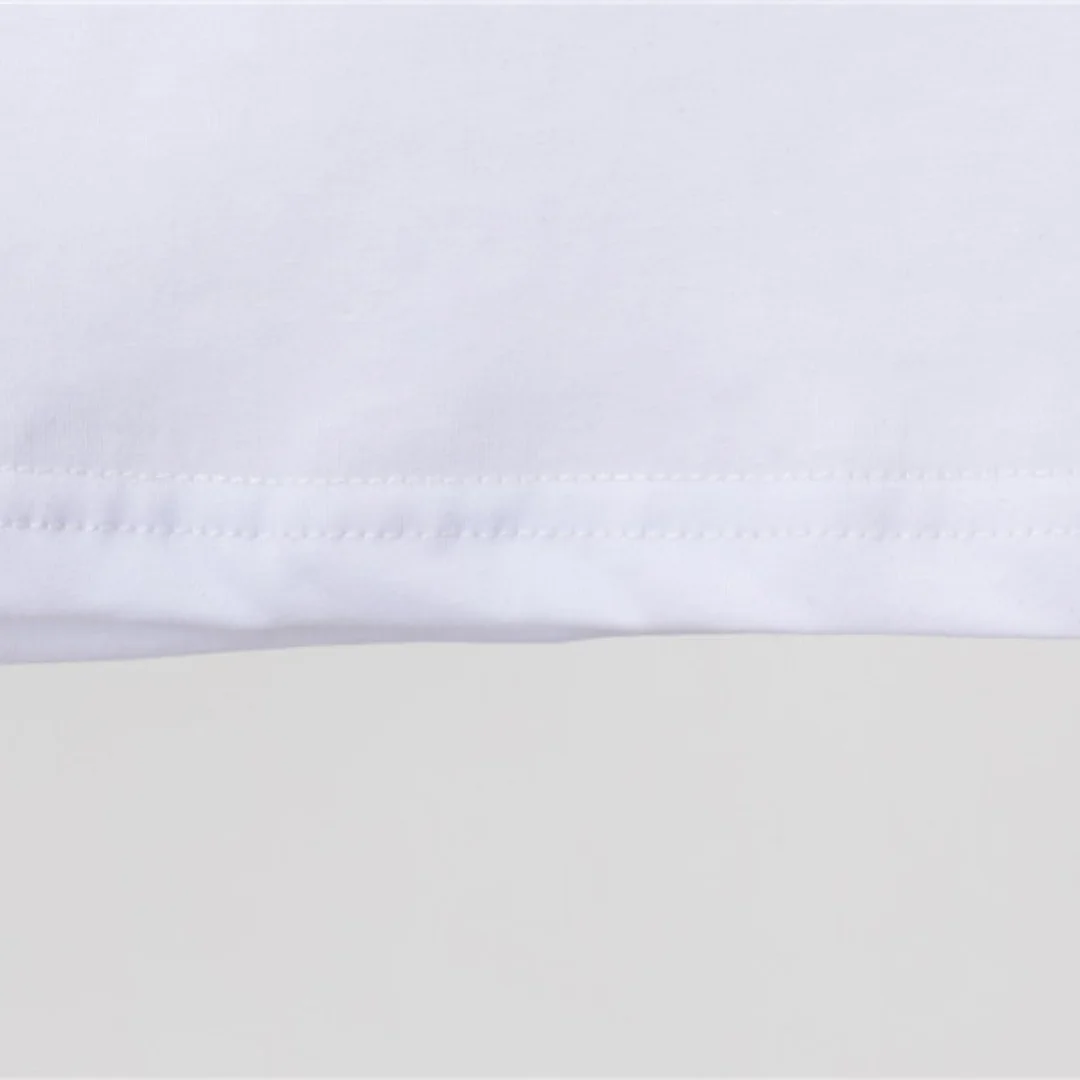 FD Logo Patch Crewneck T-Shirt in White - 87 - fd0000087 - Image 10