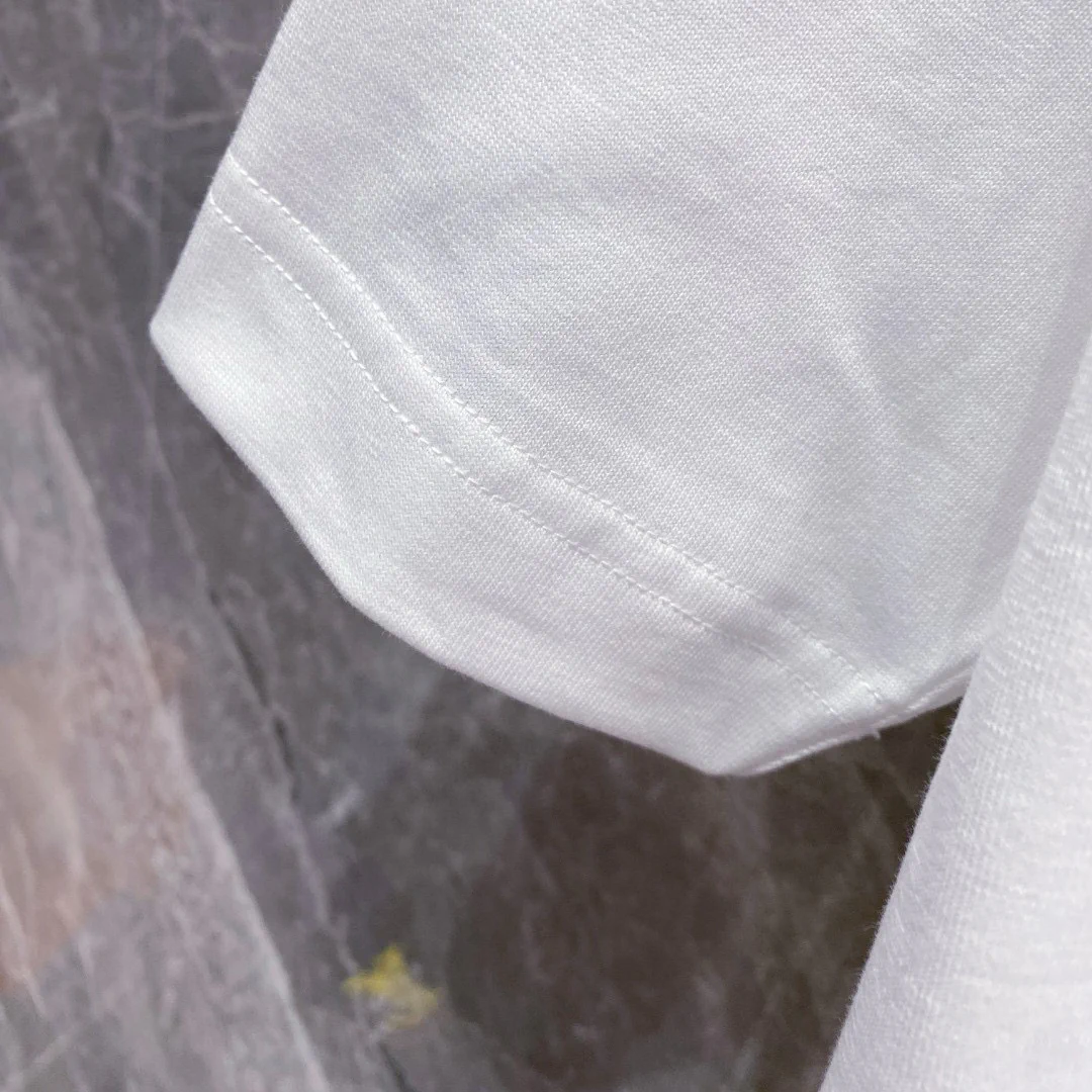 FD Logo-Print Cotton T-Shirt - FD0011 - Image 4