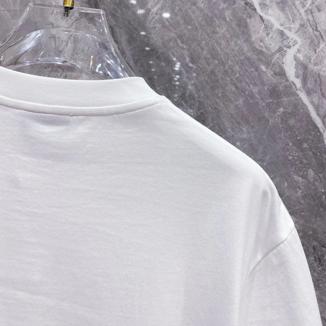 FD Logo-Print Cotton T-Shirt - FD0011 - Image 5