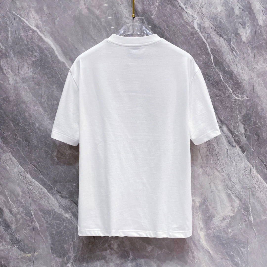 FD Logo-Print Cotton T-Shirt - FD0011 - Image 3