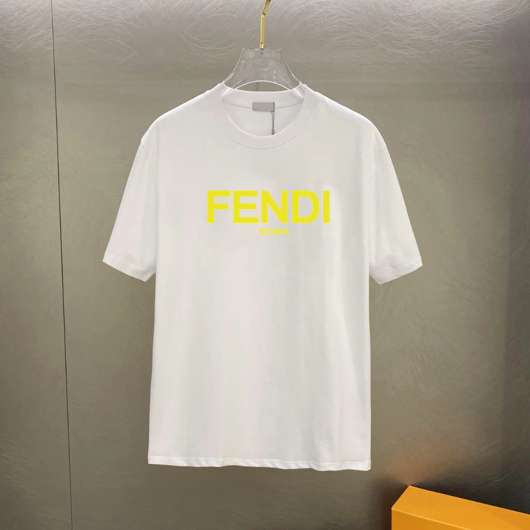 FD Logo-Print Cotton T-Shirt - FD0013 - Image 8