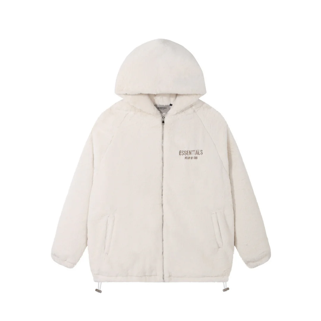 Essentials FOG Fur Hooded Jacket - FOG0026