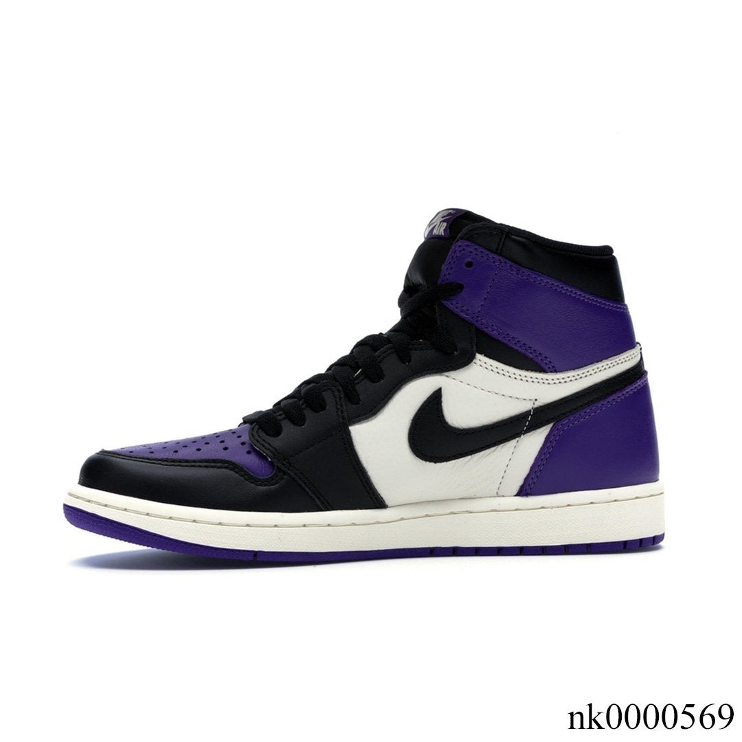 AJ 1 Retro High Court Purple Shoes Sneakers - nk0000569 - Image 2