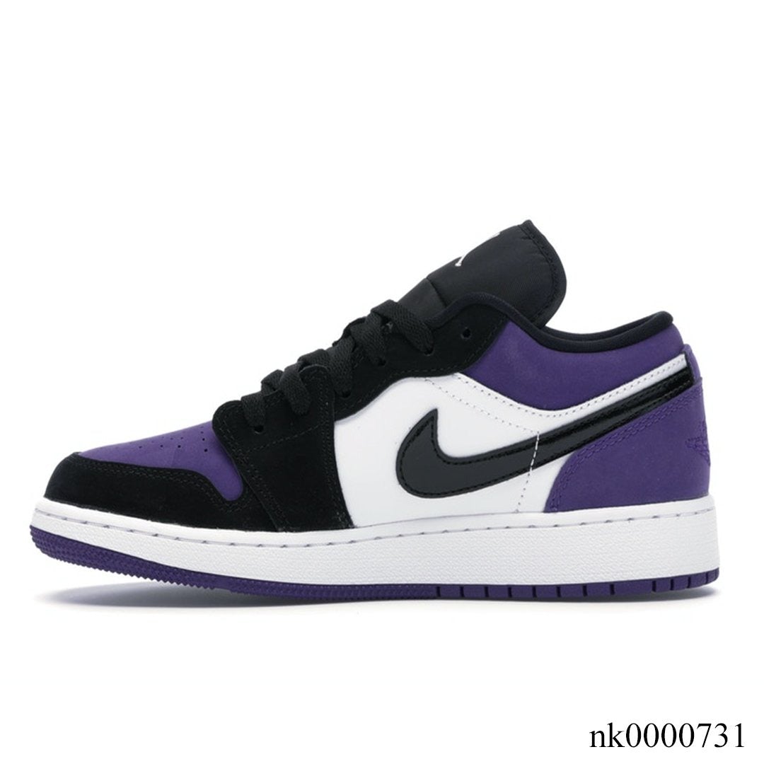 AJ 1 Low Court Purple (GS) Shoes Sneakers - nk0000731 - Image 2