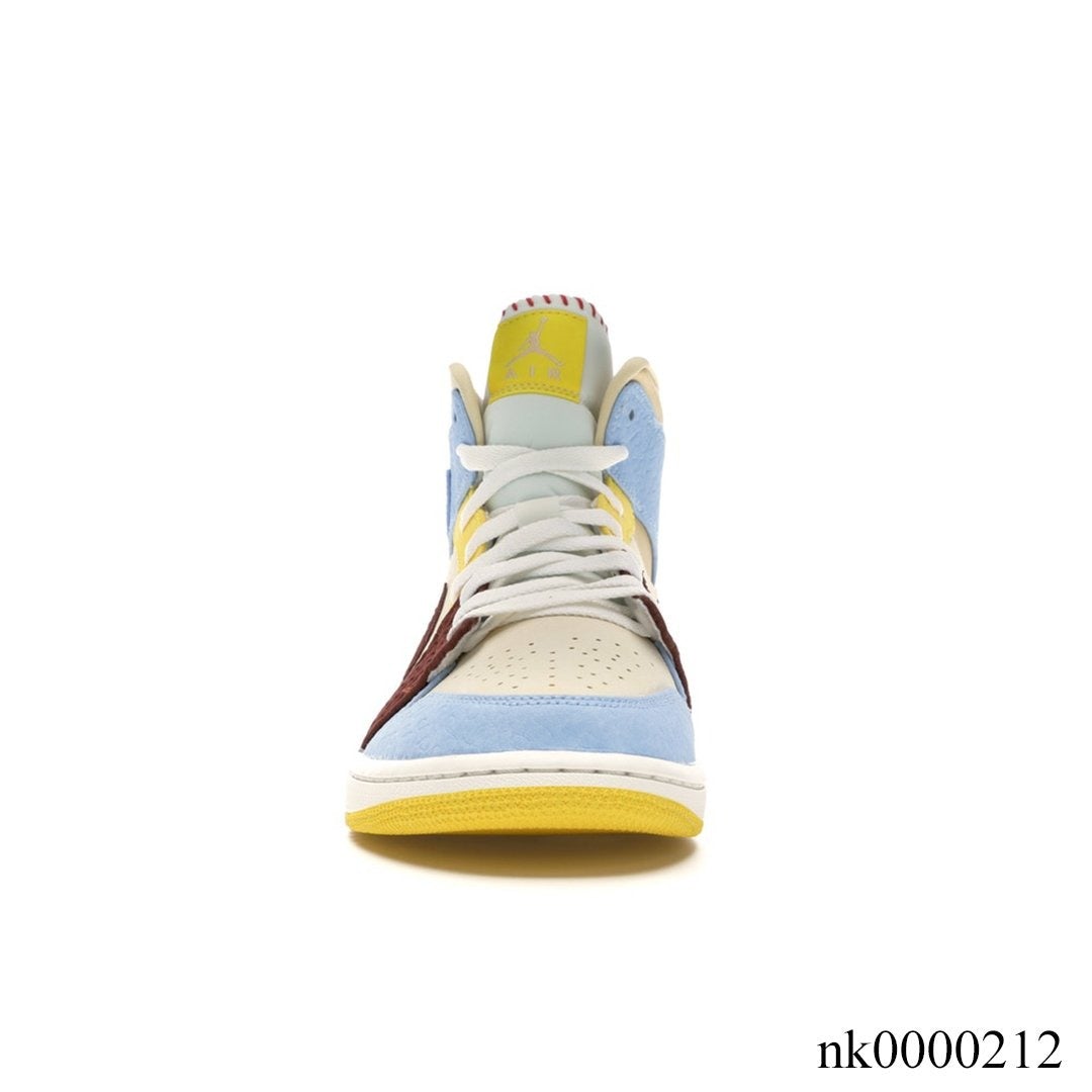 AJ 1 Mid SE Fearless Maison Chateau Rouge Shoes Sneakers - nk0000212 - Image 3