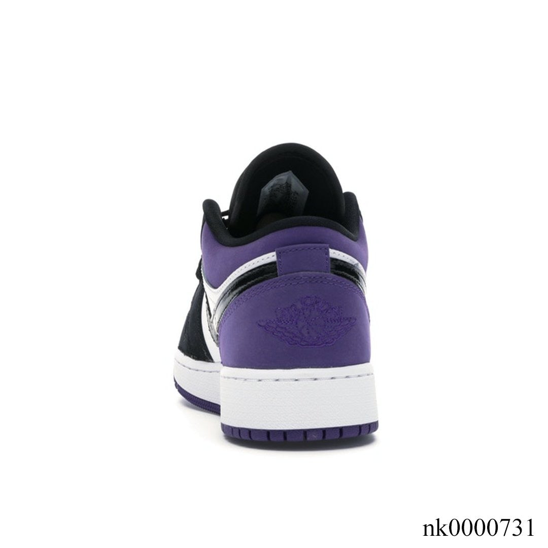 AJ 1 Low Court Purple (GS) Shoes Sneakers - nk0000731 - Image 4