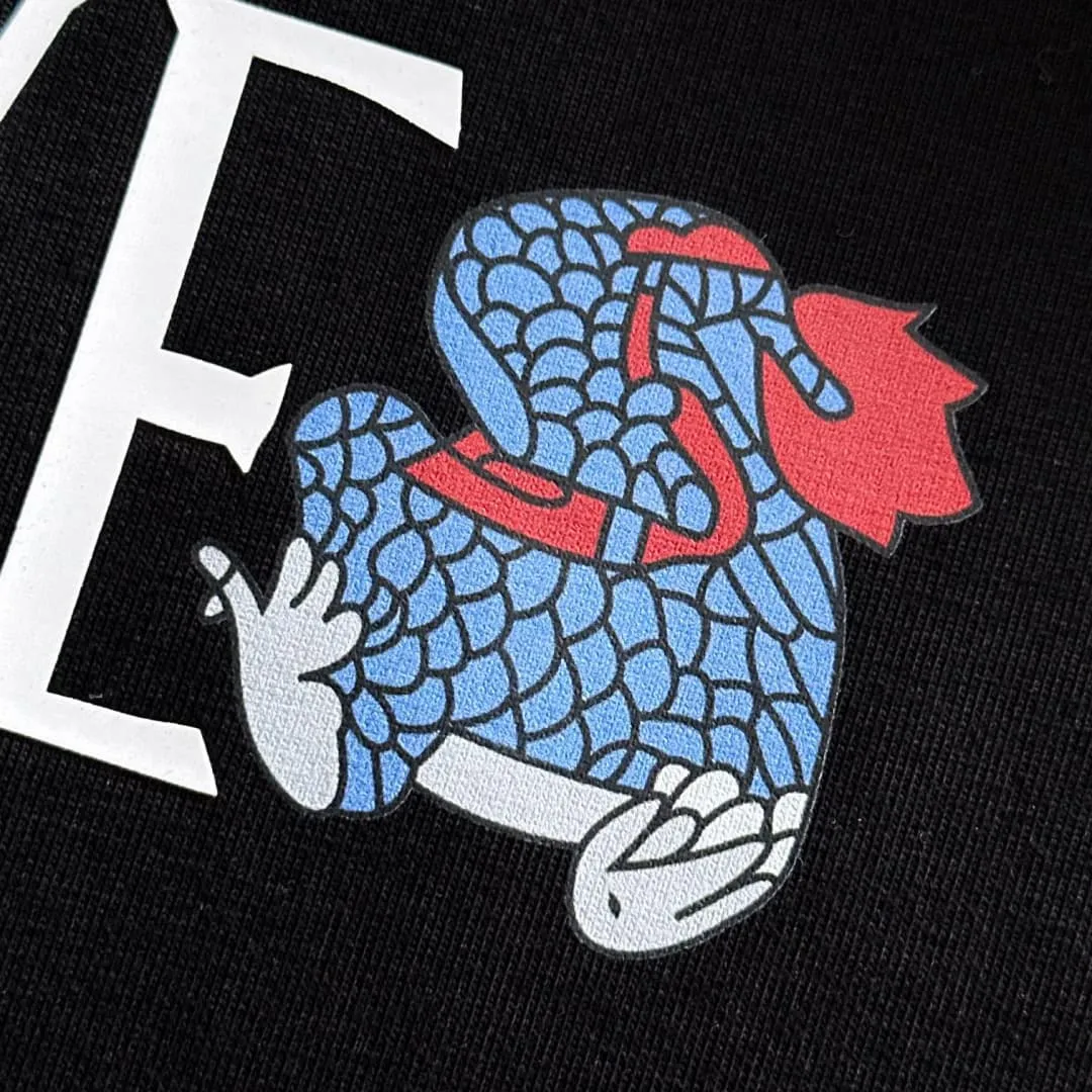 LW Black Logo-Print Cotton T-Shirt - LW0004 - Image 6