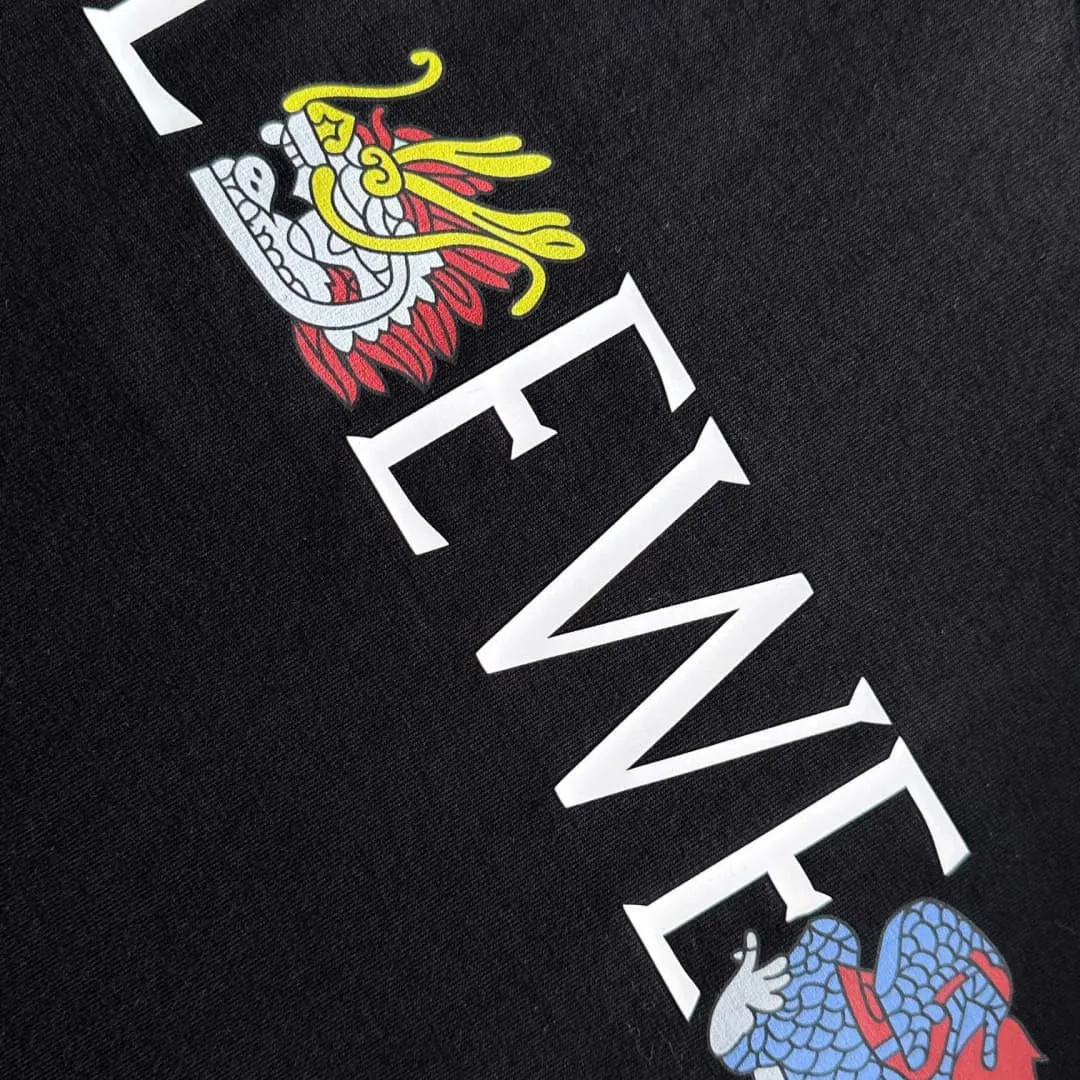 LW Black Logo-Print Cotton T-Shirt - LW0004 - Image 5