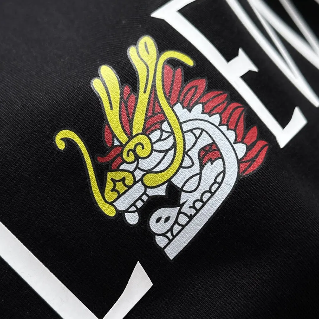 LW Black Logo-Print Cotton T-Shirt - LW0004 - Image 4