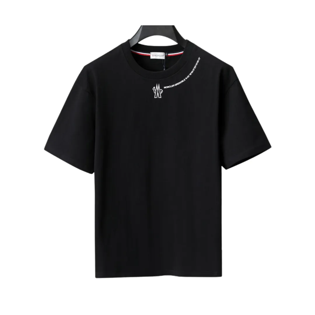 MC Grenoble Logo Print T-shirt in Black - 97 - mc0000097