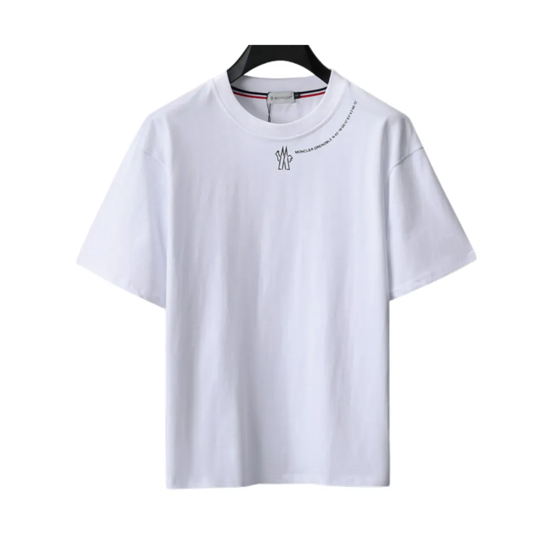 MC Grenoble Logo Print T-shirt in White - 98 - mc0000098