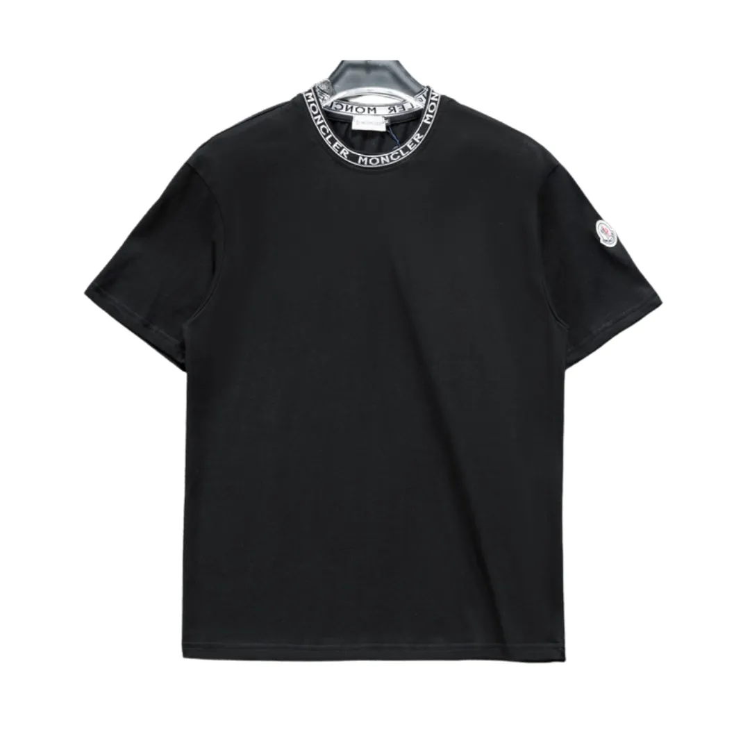 MC Logo-Trimmed Cotton T-shirt in Black - 99 - mc0000099