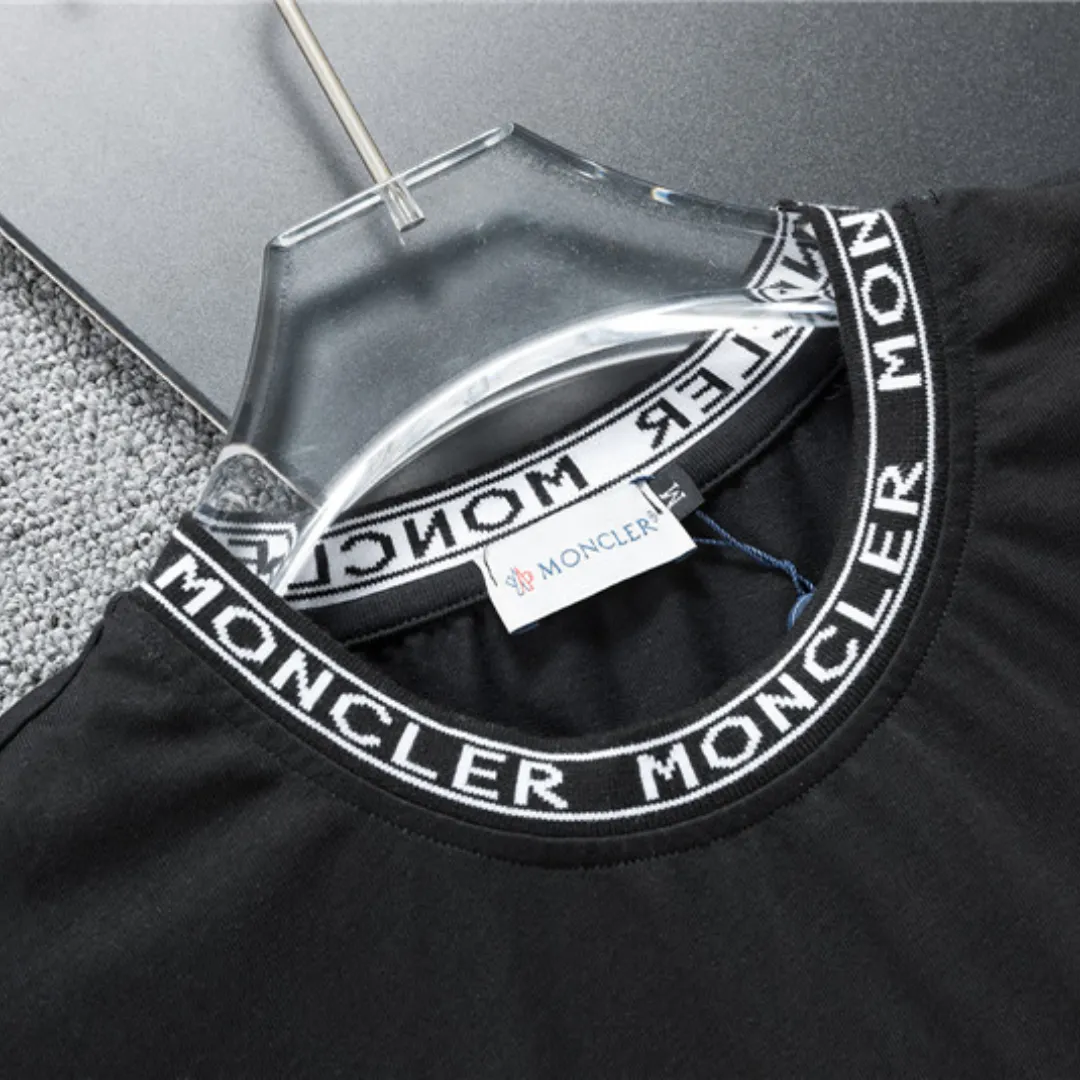 MC Logo-Trimmed Cotton T-shirt in Black - 99 - mc0000099 - Image 6