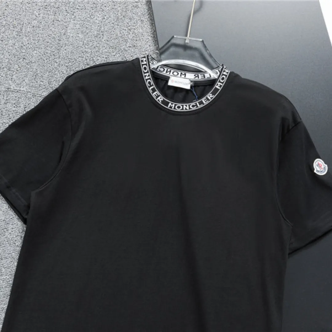 MC Logo-Trimmed Cotton T-shirt in Black - 99 - mc0000099 - Image 4