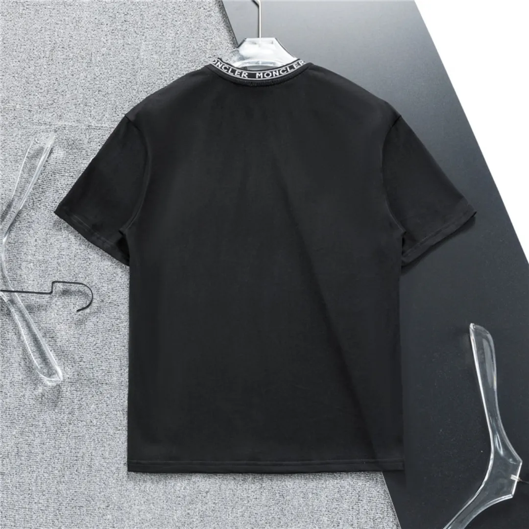 MC Logo-Trimmed Cotton T-shirt in Black - 99 - mc0000099 - Image 3