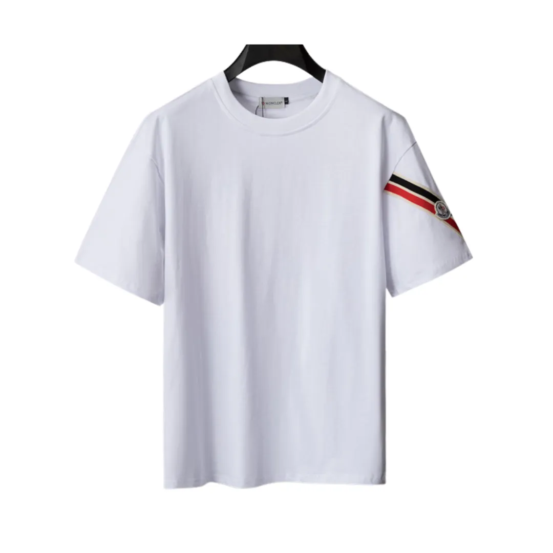 MC Tricolor T-Shirt in White - 102 - mc0000102