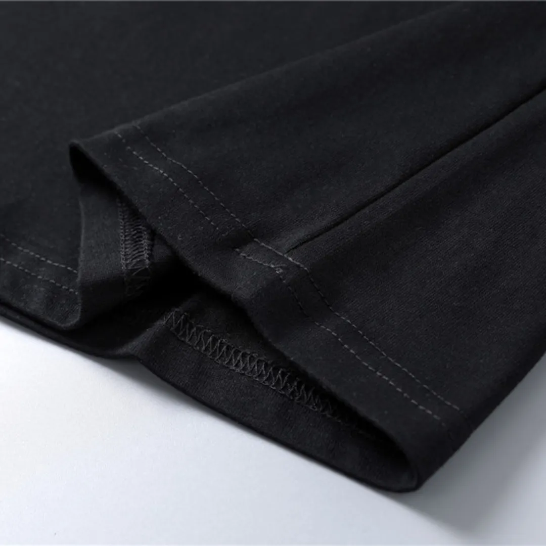 MC Tricolor Trimmed Cotton T-Shirt in Black - 103 - mc0000103 - Image 12