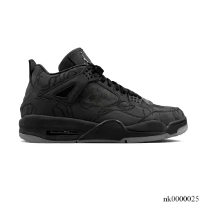 KAWS x AJ 4 Black Shoes Sneakers – nk0000025