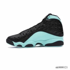Alternative view of AJ 13 Retro Black Island Green Shoes Sneakers - nk0000121
