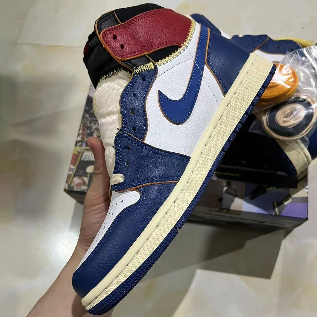 Union LA x AJ 1 High OG NRG Storm Blue Shoes Sneakers – nk0000291 - Image 9