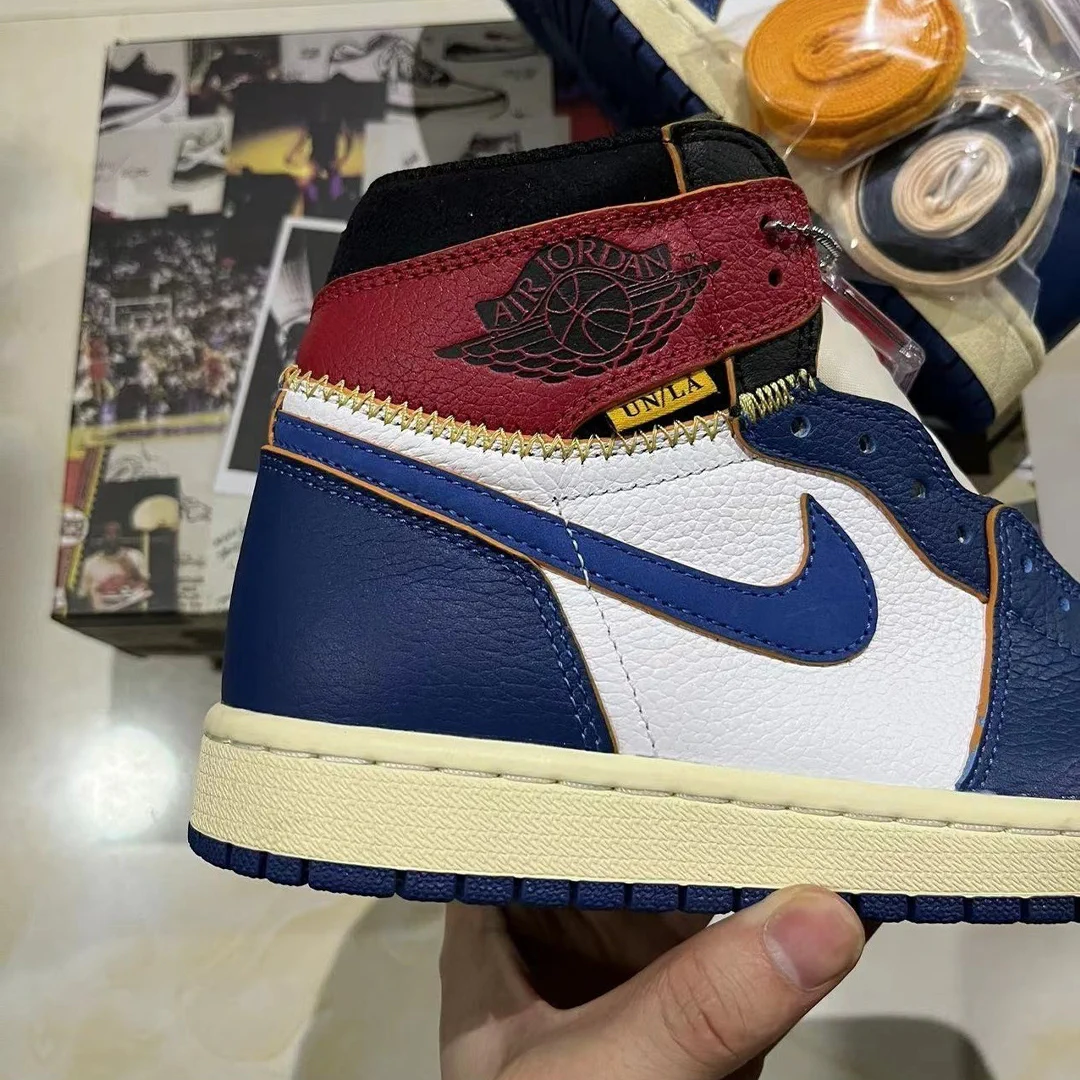 Union LA x AJ 1 High OG NRG Storm Blue Shoes Sneakers – nk0000291 - Image 11