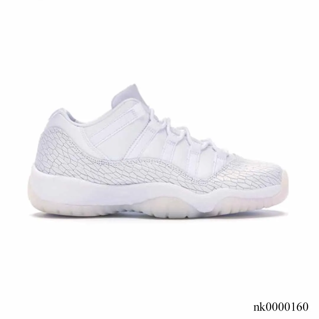 AJ 11 Retro Low Heiress Pure Platinum Shoes Sneakers - nk0000615