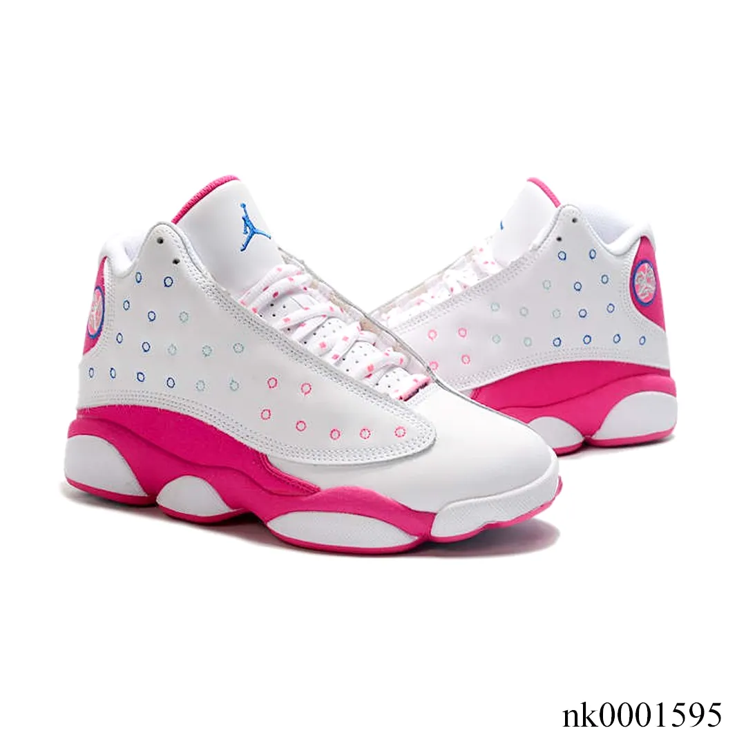 AJ 13 White Pink Blue Shoes Sneakers - nk0001595 - Image 4