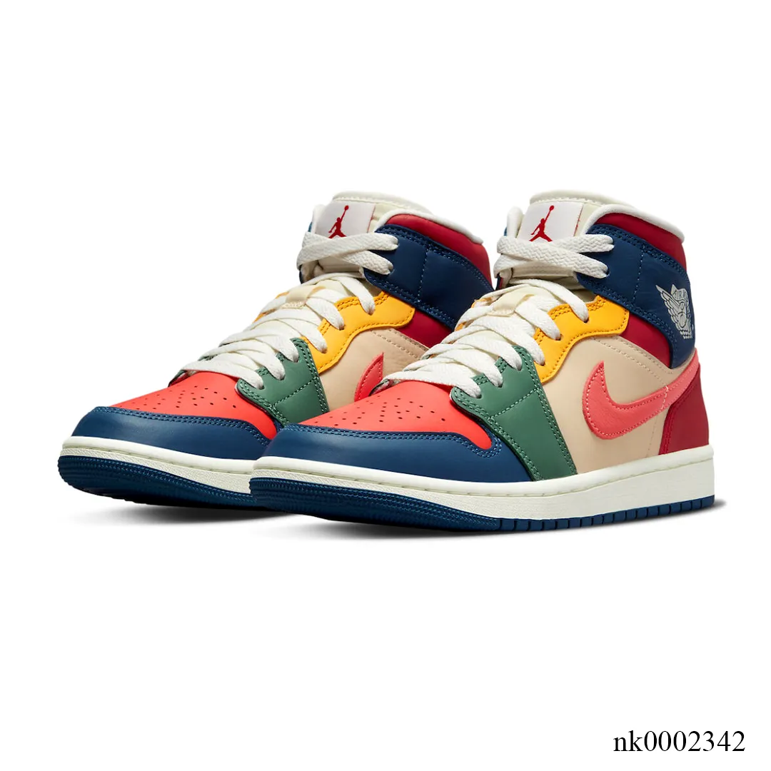 AJ 1 Mid SE Multi Color Shoes Sneakers - nk0002342 - Image 3