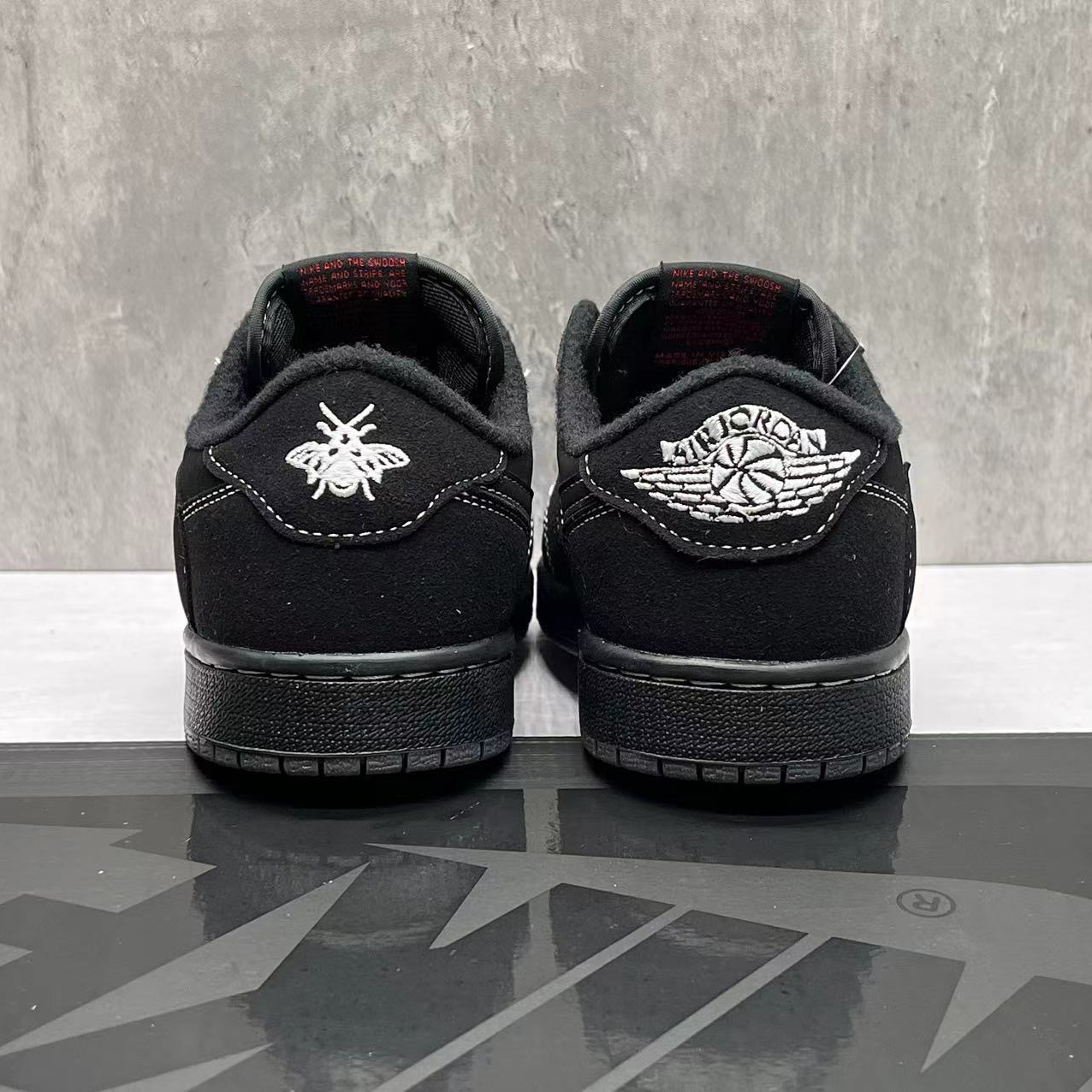 Travis Scott x AJ 1 Low Black Phantom Shoes Sneakers - nk0002354 - Image 12