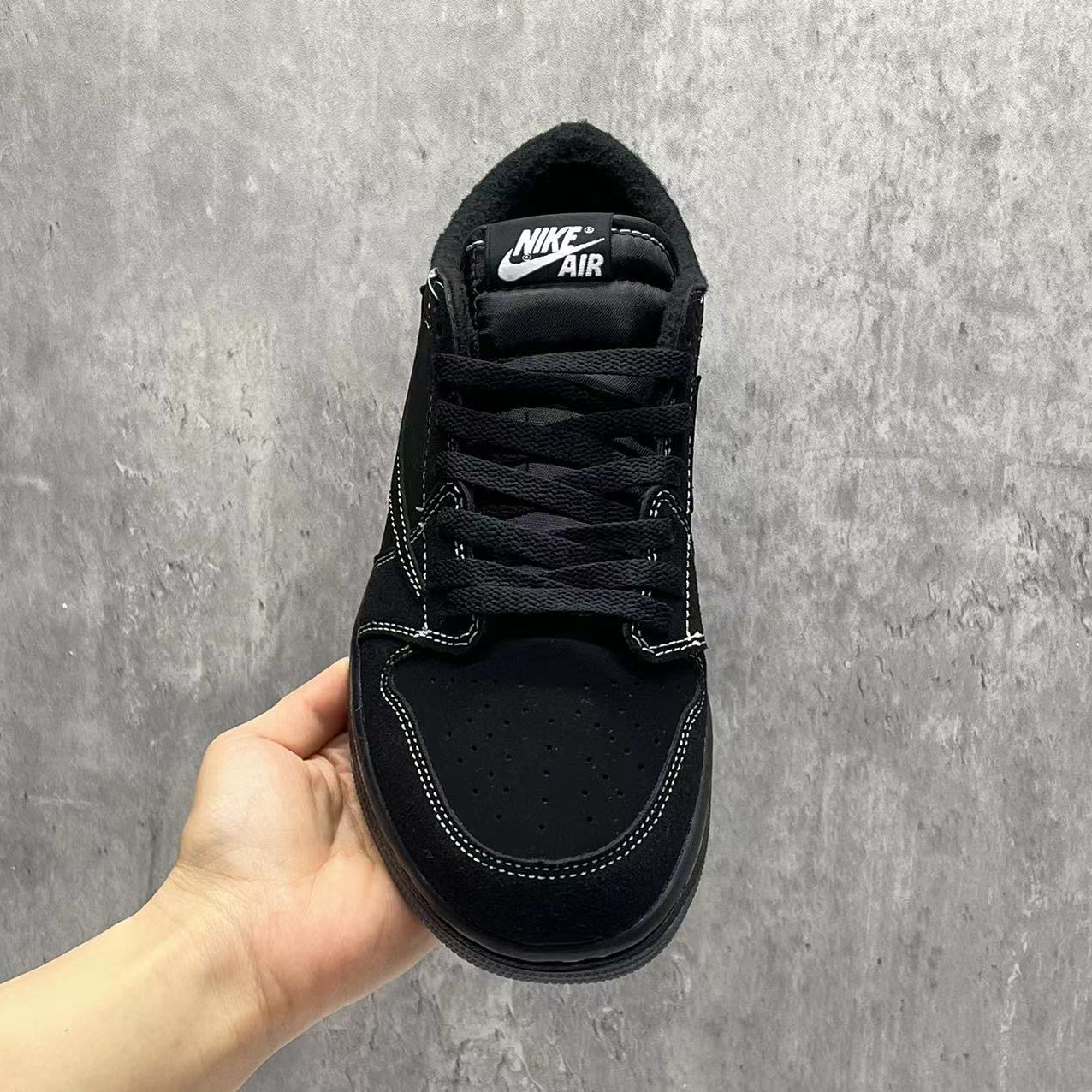 Travis Scott x AJ 1 Low Black Phantom Shoes Sneakers - nk0002354 - Image 8
