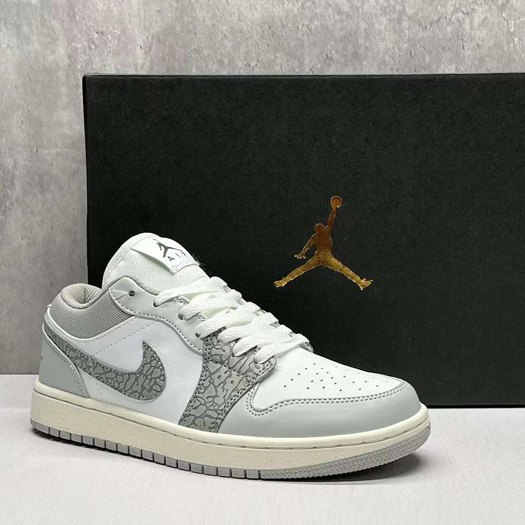 AJ 1 Low PRM Grey Elephant Print Shoes Sneakers – nk0002441 - Image 6