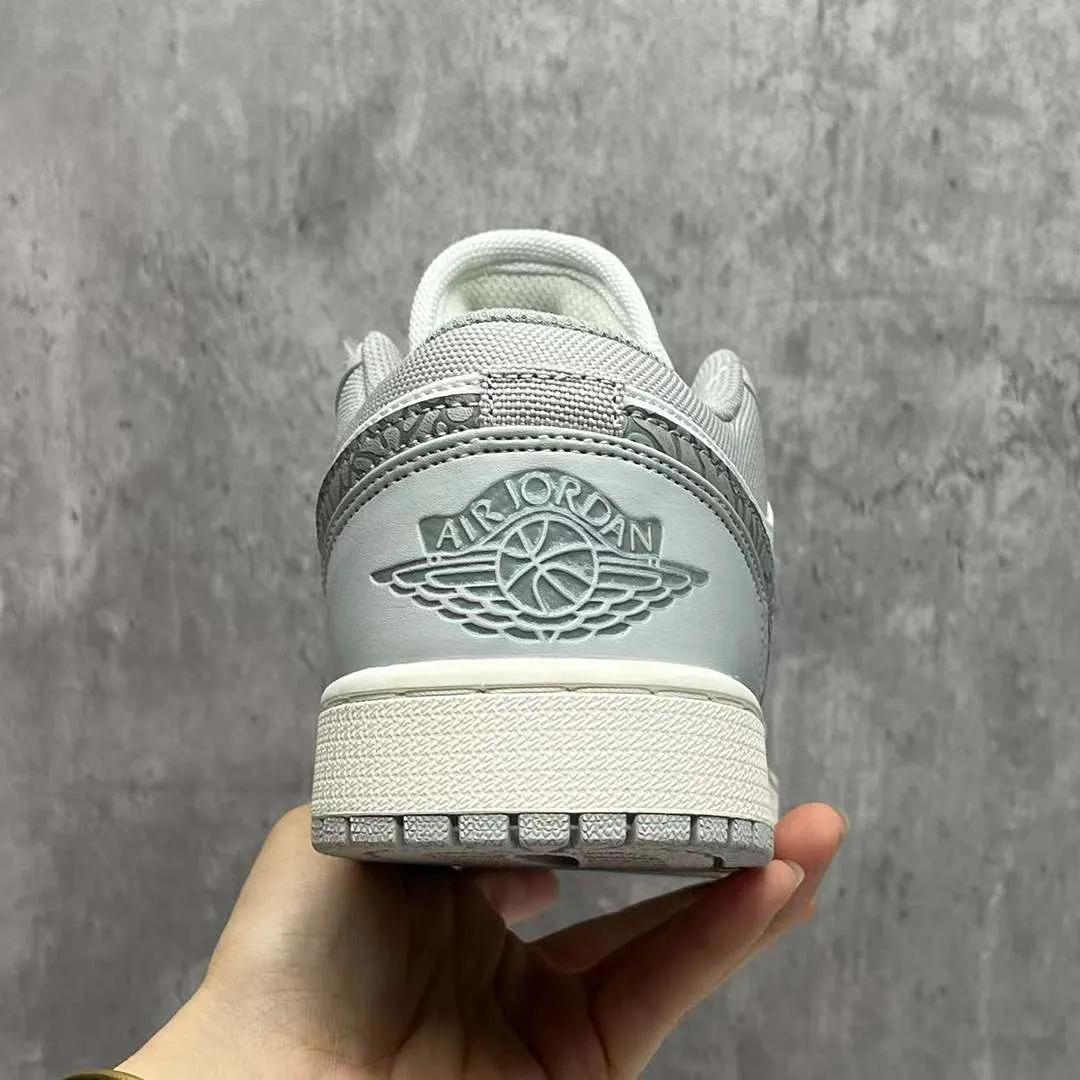 AJ 1 Low PRM Grey Elephant Print Shoes Sneakers – nk0002441 - Image 8