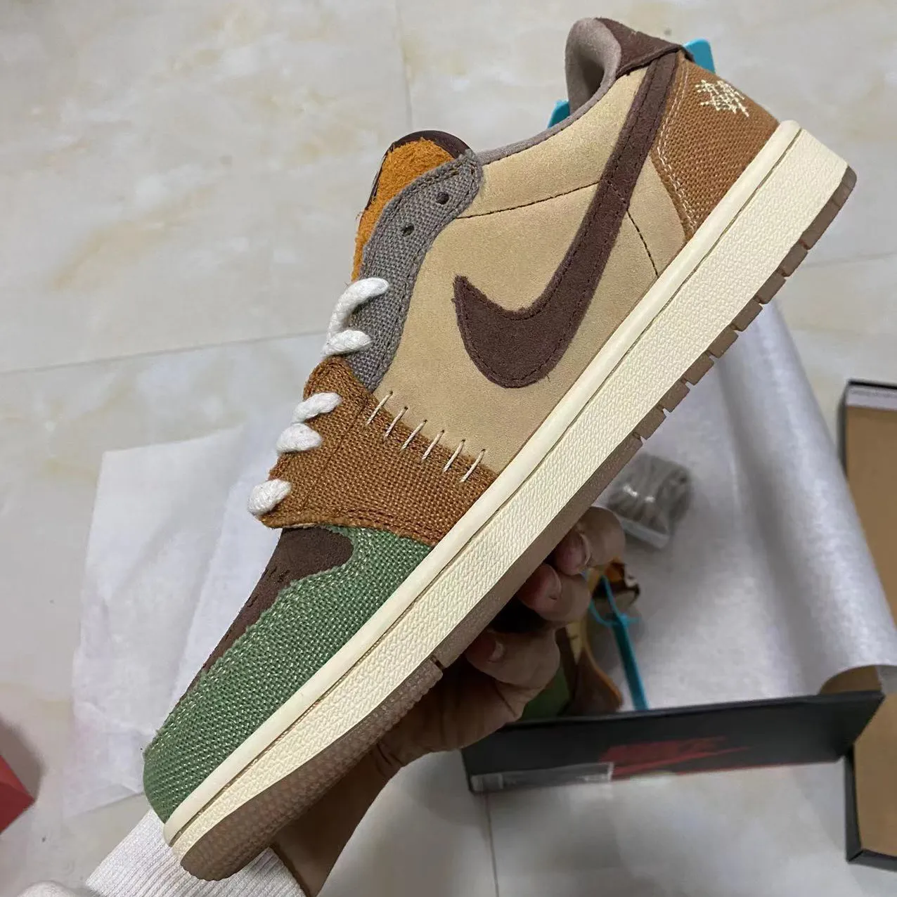 Zion Williamson x AJ 1 Low OG Voodoo Shoes Sneakers – nk0002534 - Image 7