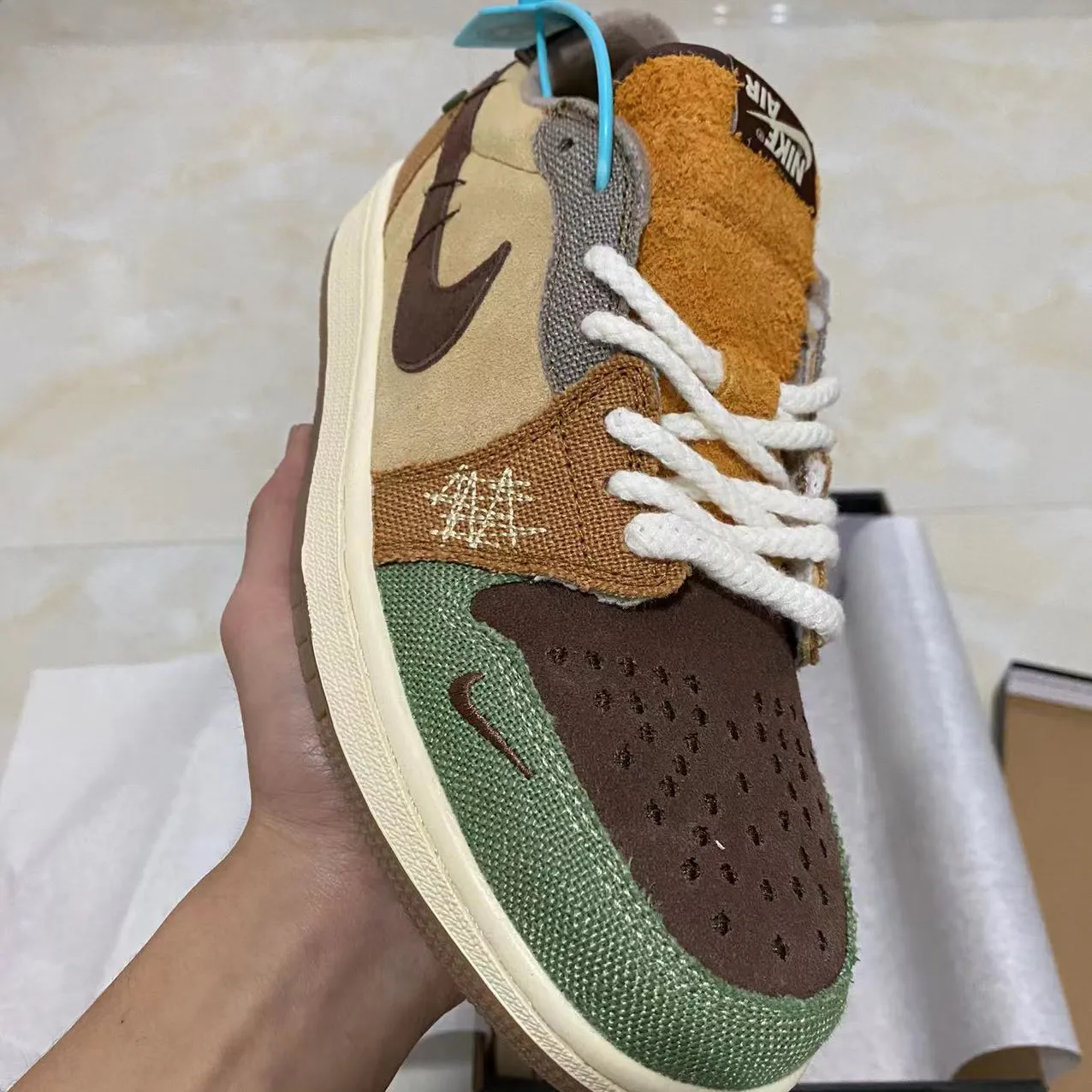 Zion Williamson x AJ 1 Low OG Voodoo Shoes Sneakers – nk0002534 - Image 9