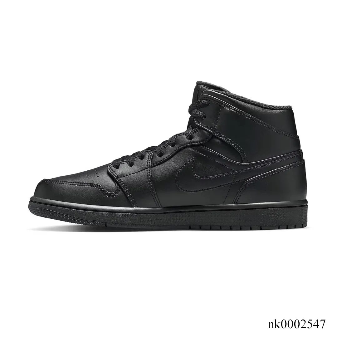 AJ 1 Mid Triple Black Shoes Sneakers – nk0002547 - Image 2