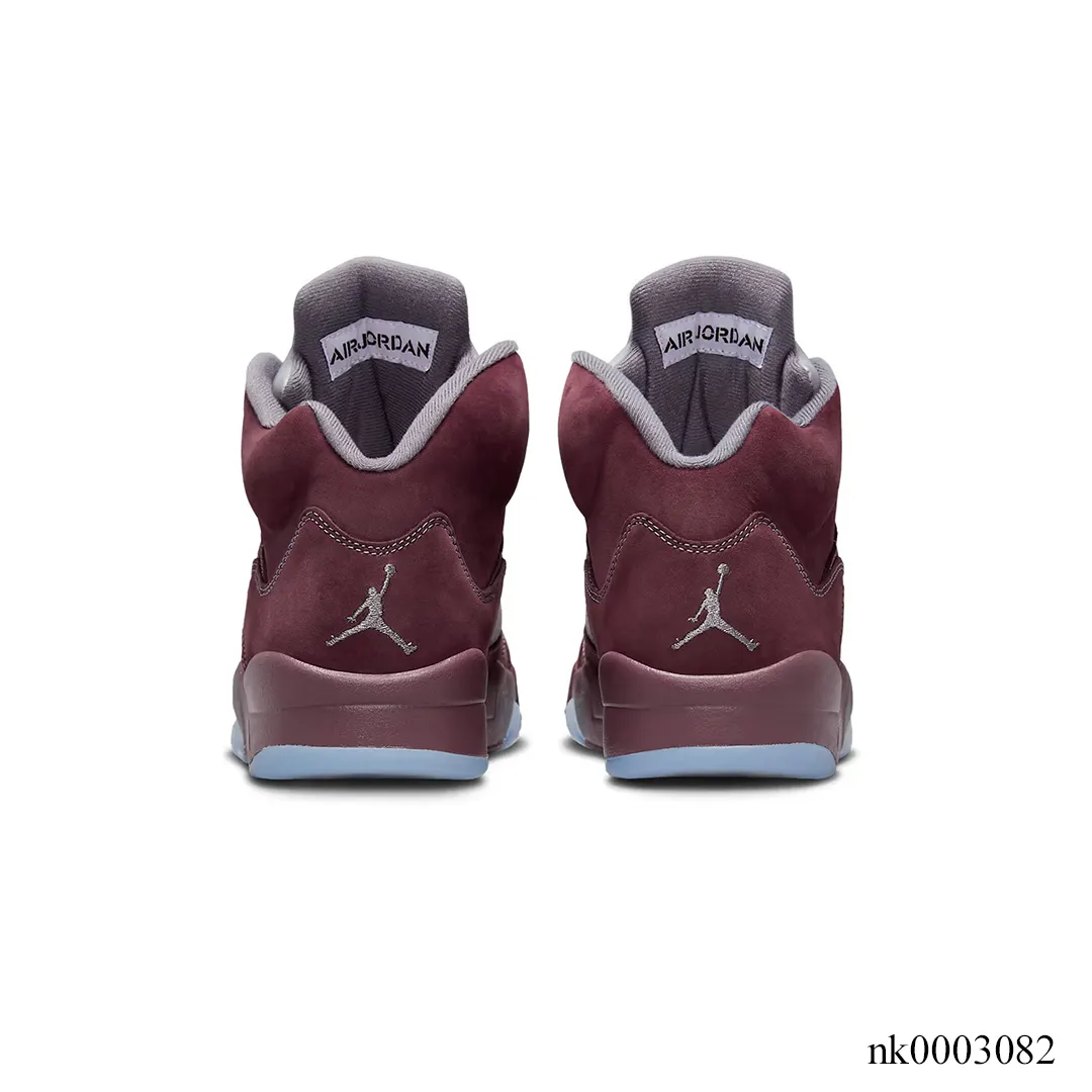 AJ 5 Burgundy Shoes Sneakers - nk0003082 - Image 5