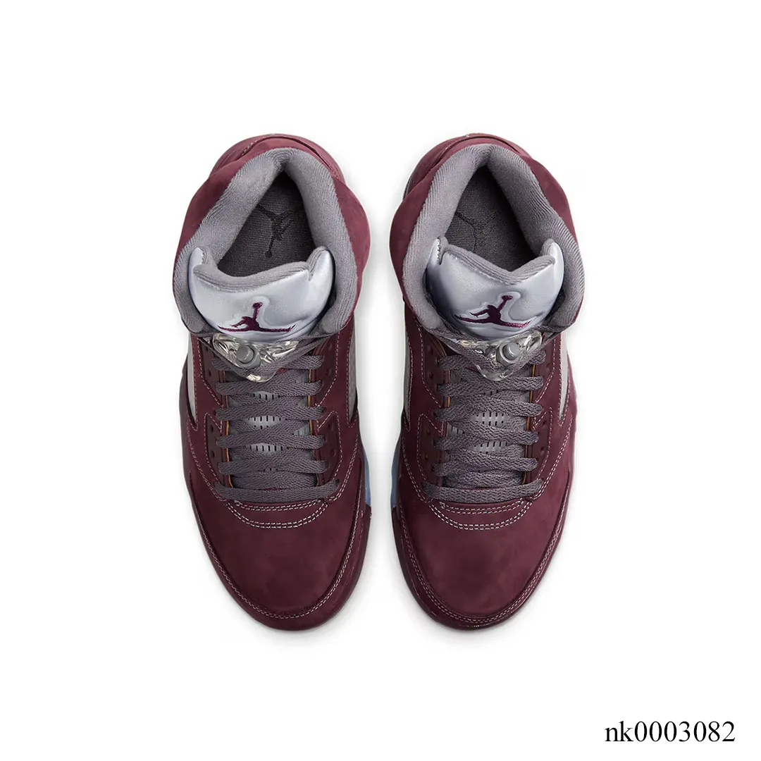 AJ 5 Burgundy Shoes Sneakers - nk0003082 - Image 4