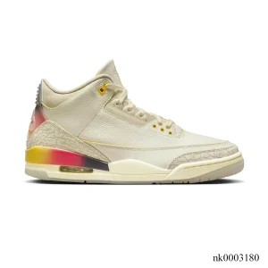 J Balvin x AJ 3 Medellín Sunset Shoes Sneakers - nk0003180