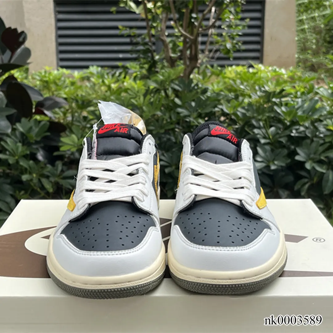 AJ 1 Low x Travis Scott Black & Yellow Shoes Sneakers - nk0003589 - Image 3