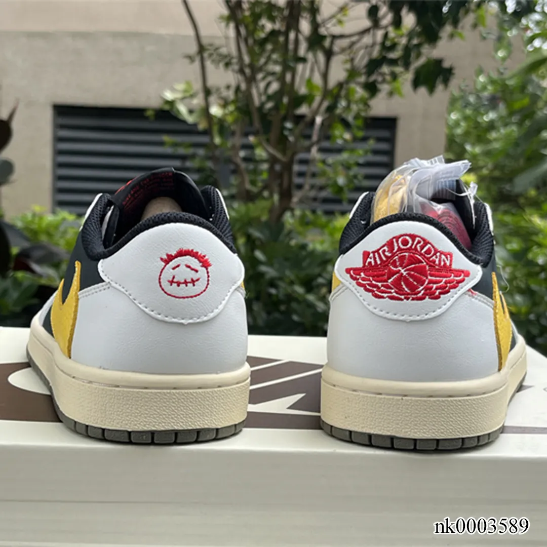 AJ 1 Low x Travis Scott Black Yellow Shoes Sneakers – nk0003589 - Image 4