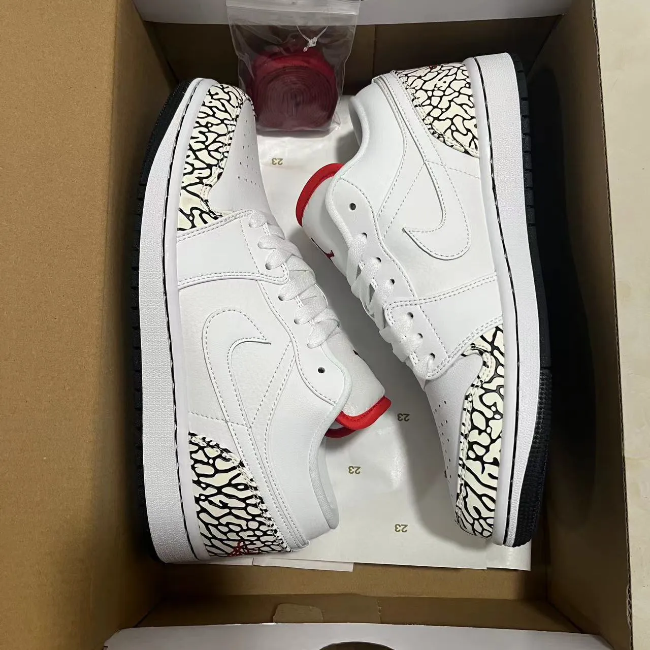 AJ 1 Phat Low Cement Grey Shoes Sneakers - nk0003694 - Image 7