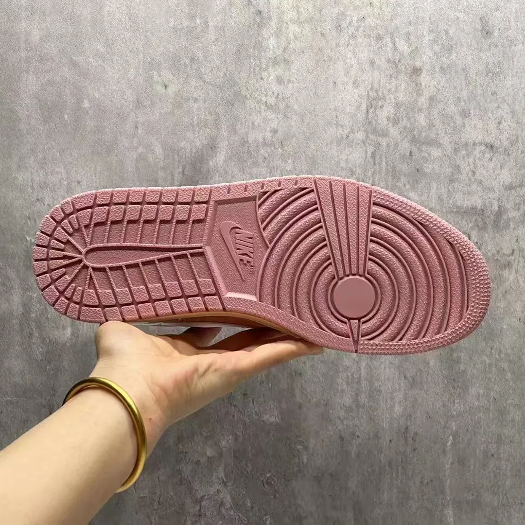 Travis Scott x AJ 1 Low OG Shy Pink Shoes Sneakers - nk0004048 - Image 12