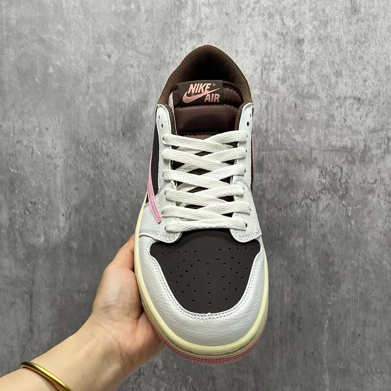 Travis Scott x AJ 1 Low Dark Pony Shoes Sneakers - nk0004049 - Image 9